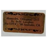 Set of 3 Vintage Dolls Including UFDC Bobi Langkau Wax Doll