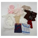 Collectible Vintage Porcelain Doll with Assorted Clothing by Marlene Gaige