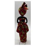 Set of 3 Handcrafted African Cloth Dolls in Traditional Attire