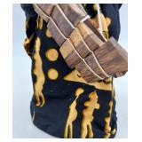 Set of 3 Handcrafted African Cloth Dolls in Traditional Attire