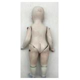 Antique German Bisque Head Doll with Molded Socks and Shoes - Marked 5114