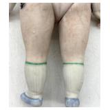 Antique German Bisque Head Doll with Molded Socks and Shoes - Marked 5114