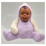 Handcrafted Decorative Egg with Cherubic Figures and Accessories