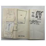 Handcrafted Santa Claus Doll with Detailed Patterns by Cathy Hansen