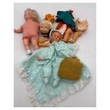 Collection of Vintage Dolls and Doll Parts