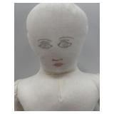 Set of 4 Handmade Cloth Dolls with Vintage Dress Forms