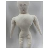 Set of 4 Handmade Cloth Dolls with Vintage Dress Forms