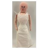 Set of 4 Handmade Cloth Dolls with Vintage Dress Forms