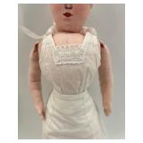Set of 4 Handmade Cloth Dolls with Vintage Dress Forms