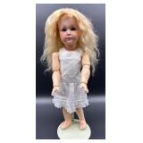 1983 Simon & Halbig CMF 117 Bisque Head Doll with Blonde Hair