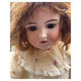 Antique German Handwerck Bisque Doll with Vintage Dress