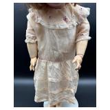 Antique German Handwerck Bisque Doll with Vintage Dress
