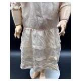 Antique German Handwerck Bisque Doll with Vintage Dress