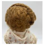 Pair of Vintage Handcrafted Felt/Cloth Dolls with European Dress