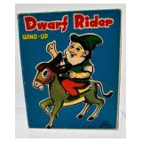 Vintage Dwarf Rider Wind-Up Toy, Made in Japan