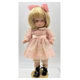 Armand Marseille Bisque Head Doll in Pink Dress