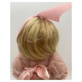 Armand Marseille Bisque Head Doll in Pink Dress