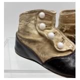 Antique Pair of Button-Closure Baby Shoes