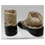 Antique Pair of Button-Closure Baby Shoes