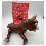 The Story of Ferdinand Book with Vintage Ferdinand Figurine