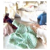 Collection of Handmade Vintage Doll Clothes and Accessories
