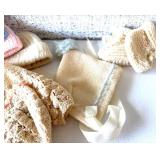 Collection of Handmade Vintage Doll Clothes and Accessories