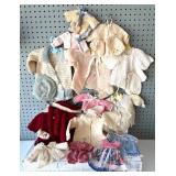 Collection of Handcrafted Baby and Doll Knitwear and Dresses