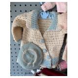 Collection of Handcrafted Baby and Doll Knitwear and Dresses