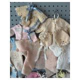 Collection of Handcrafted Baby and Doll Knitwear and Dresses