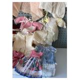 Collection of Handcrafted Baby and Doll Knitwear and Dresses