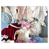 Collection of Handcrafted Baby and Doll Knitwear and Dresses