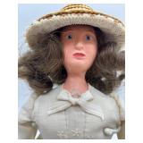 Set of Artisan Dolls Including Amelia Bloomer