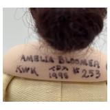 Set of Artisan Dolls Including Amelia Bloomer