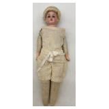Vintage Armand Marseille Porcelain Doll in Victorian Outfit with Spare Undergarments