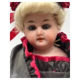 Vintage Armand Marseille Porcelain Doll in Victorian Outfit with Spare Undergarments