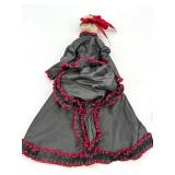 Vintage Armand Marseille Porcelain Doll in Victorian Outfit with Spare Undergarments