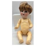 Vintage Collection of Bisque Doll Parts and Heads, Including Nippon