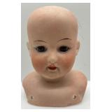 Vintage Collection of Bisque Doll Parts and Heads, Including Nippon