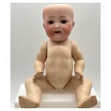 Vintage Collection of Bisque Doll Parts and Heads, Including Nippon