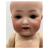 Vintage Collection of Bisque Doll Parts and Heads, Including Nippon