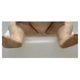 Vintage Collection of Bisque Doll Parts and Heads, Including Nippon