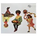 Collection of Vintage Style Gretna Die-Cut Scrapbook Sheets