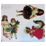 Collection of Vintage Style Gretna Die-Cut Scrapbook Sheets