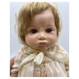 Vintage Porcelain Baby Doll in Lace Dress - SFBJ Paris 252