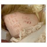 Vintage Porcelain Baby Doll in Lace Dress - SFBJ Paris 252