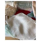 Collection of Assorted Vintage Fabric Swatches and Textiles