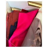 Collection of Assorted Vintage Fabric Swatches and Textiles