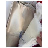 Collection of Assorted Vintage Fabric Swatches and Textiles