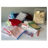 Assorted Fabric Bundle with Various Patterns and Textures