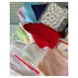 Assorted Fabric Bundle with Various Patterns and Textures